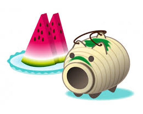 お盆　フリー素材