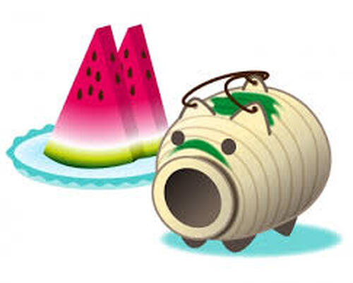 お盆　フリー素材